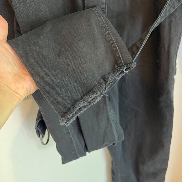 Boyish The Guy Slim Denim Jumpsuit Small in Denim Charcoal - Picture 6 of 12